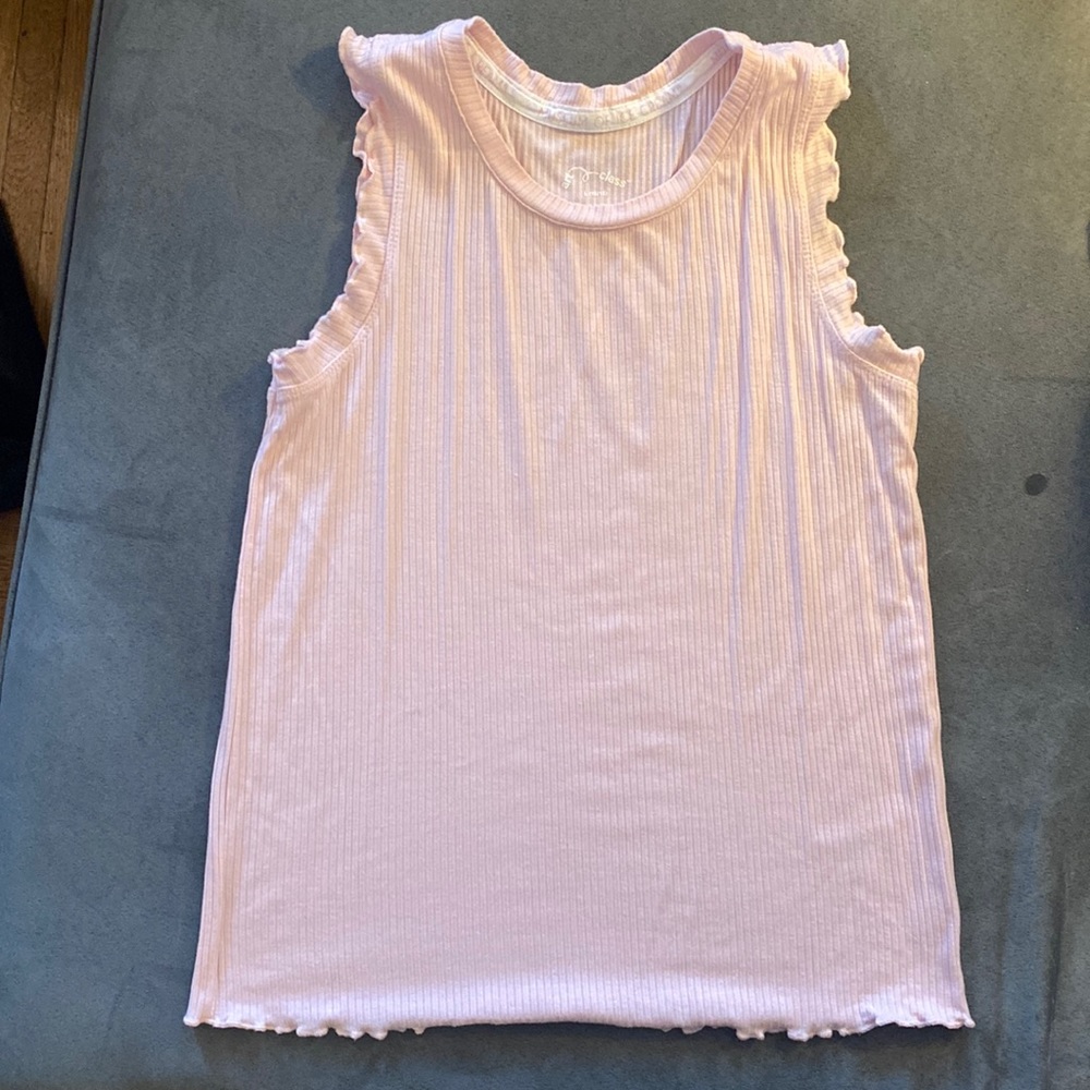 4/12$ or $5 each! Girls Art Class Pink Ribbed Tank! Sz L (10-12)